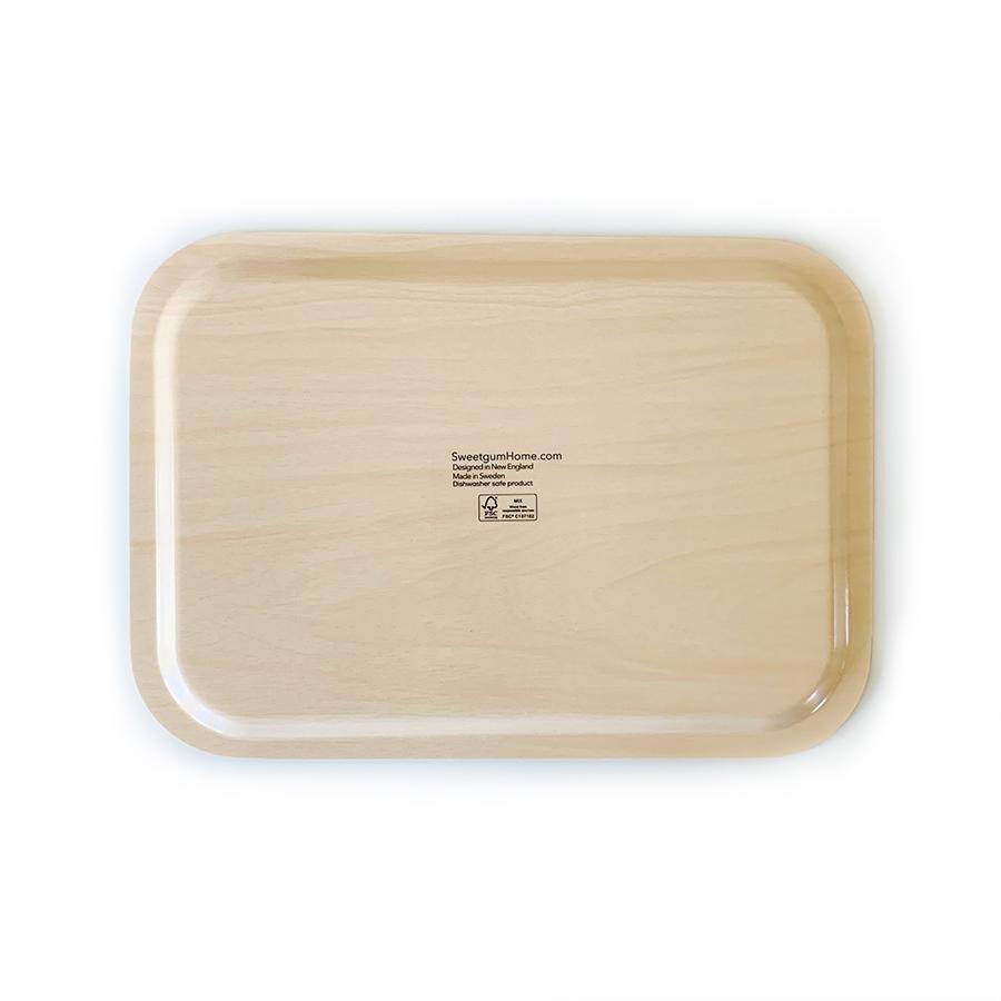 Bloom in Blue Tray | wood and melamine | 17" x 13" | Sweetgum - Che Cose Belle