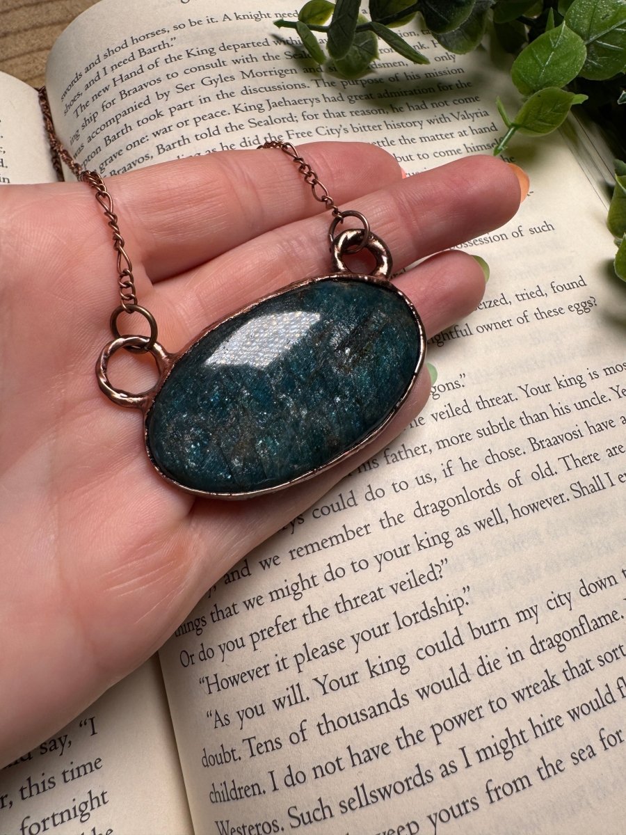 Blue Apatite Necklace - Che Cose Belle