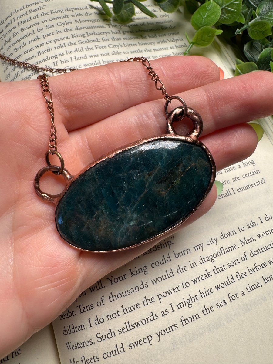 Blue Apatite Necklace - Che Cose Belle