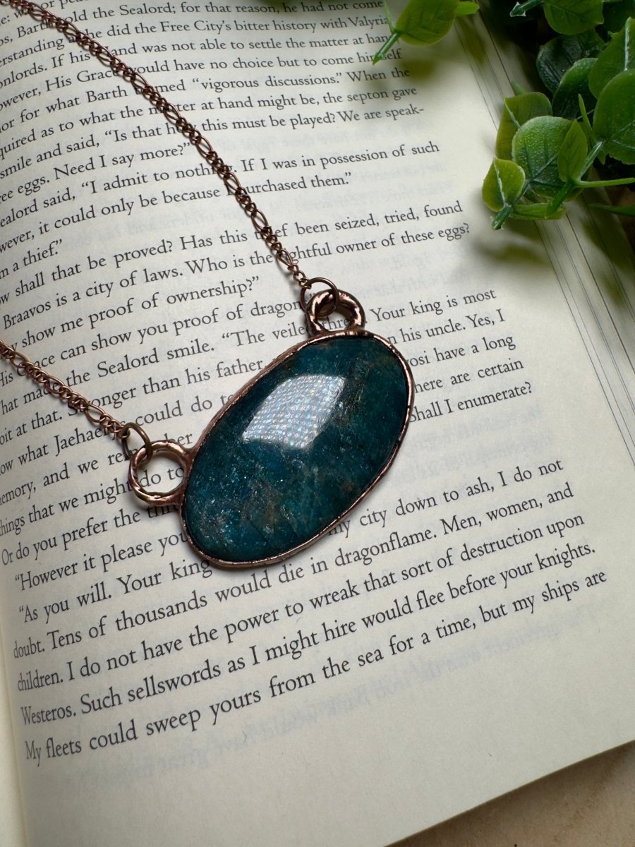 Blue Apatite Necklace - Che Cose Belle