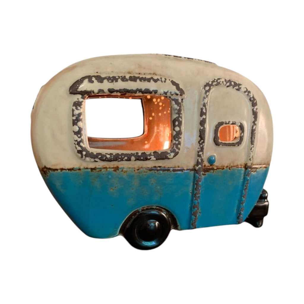 Blue Ceramic Camper Van Lamp - Che Cose Belle