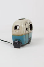 Blue Ceramic Camper Van Lamp - Che Cose Belle