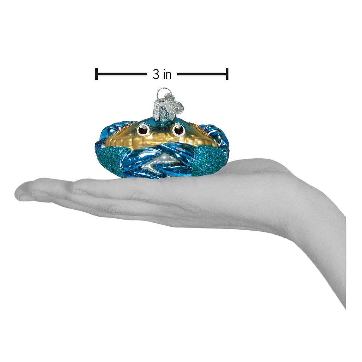 Blue Crab Ornament - Che Cose Belle