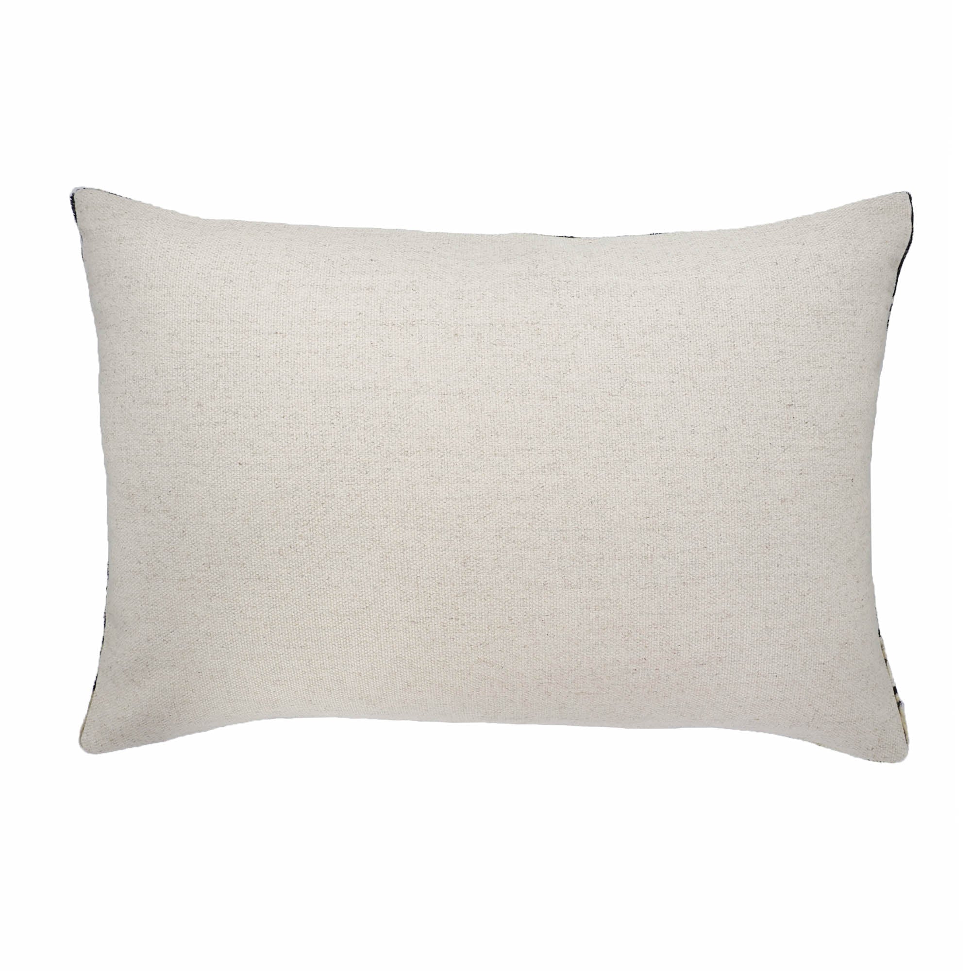 Blue Eyes Silk Velvet Ikat Throw Pillow Cover 16 X 24 - Che Cose Belle