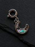 Blue Moon Abalone Charm - Che Cose Belle