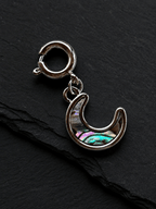 Blue Moon Abalone Charm - Che Cose Belle
