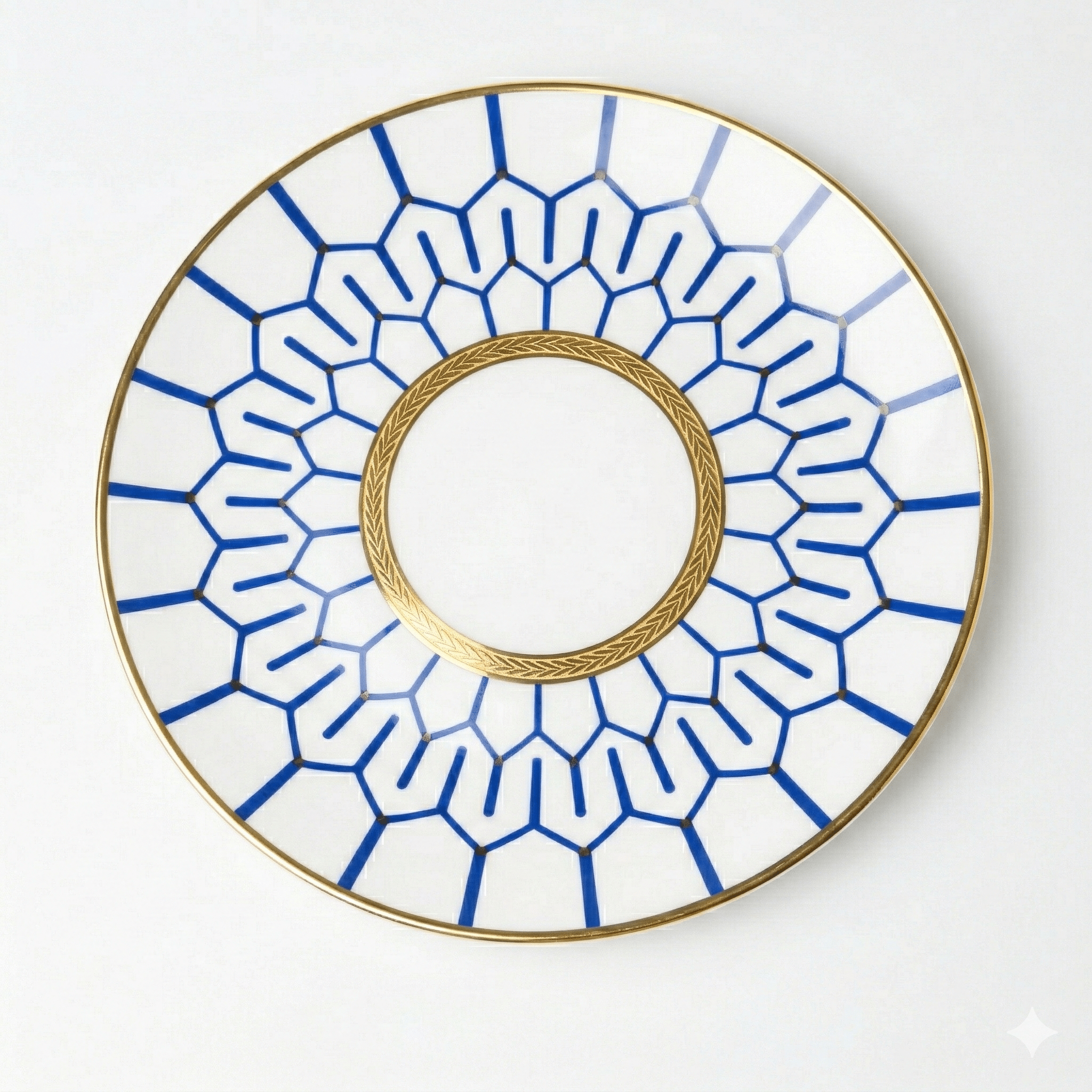 Blue Mosaic Accent Plate - Set of 4 - Che Cose Belle