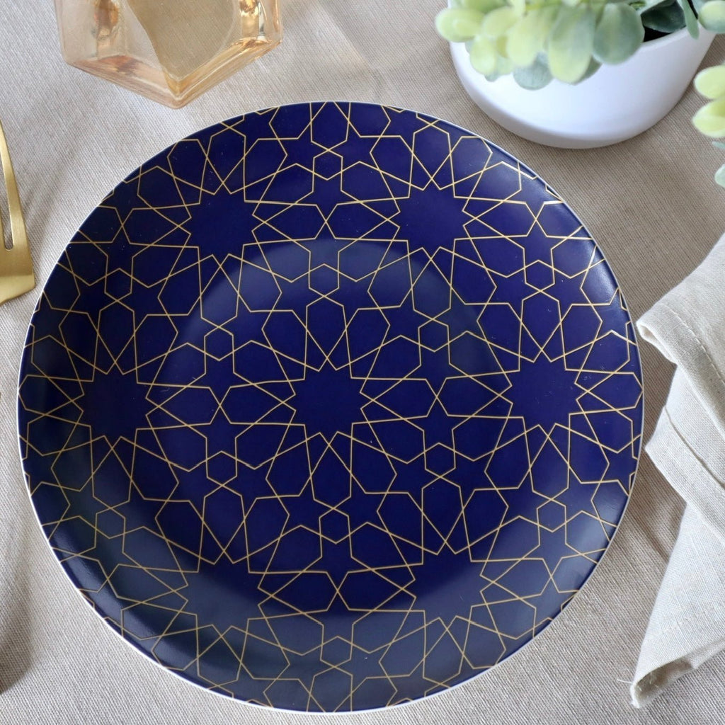 Blue Mosaic Appetizer Plates - Set of 4 - Che Cose Belle