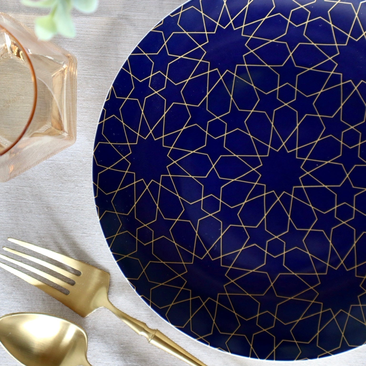 Blue Mosaic Appetizer Plates - Set of 4 - Che Cose Belle