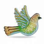 Blue Painted Bird Ornament - Che Cose Belle