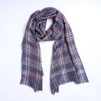 Blue Plaid Scarf - Che Cose Belle