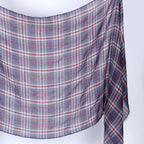Blue Plaid Scarf - Che Cose Belle