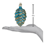 Blue Ponderosa Pine Cone Ornament - Che Cose Belle