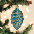Blue Ponderosa Pine Cone Ornament - Che Cose Belle
