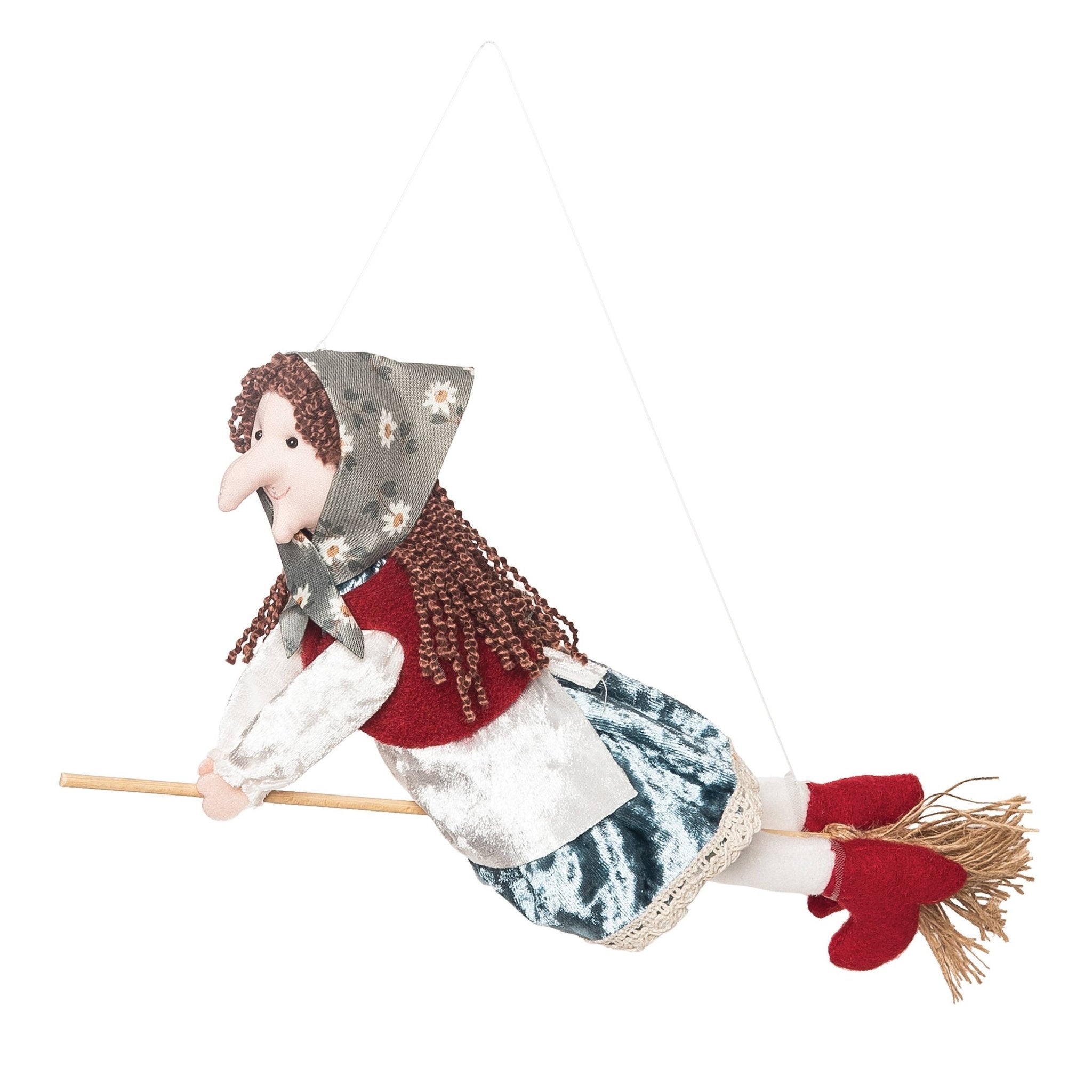 Blue & Red Kitchen Witch - Che Cose Belle