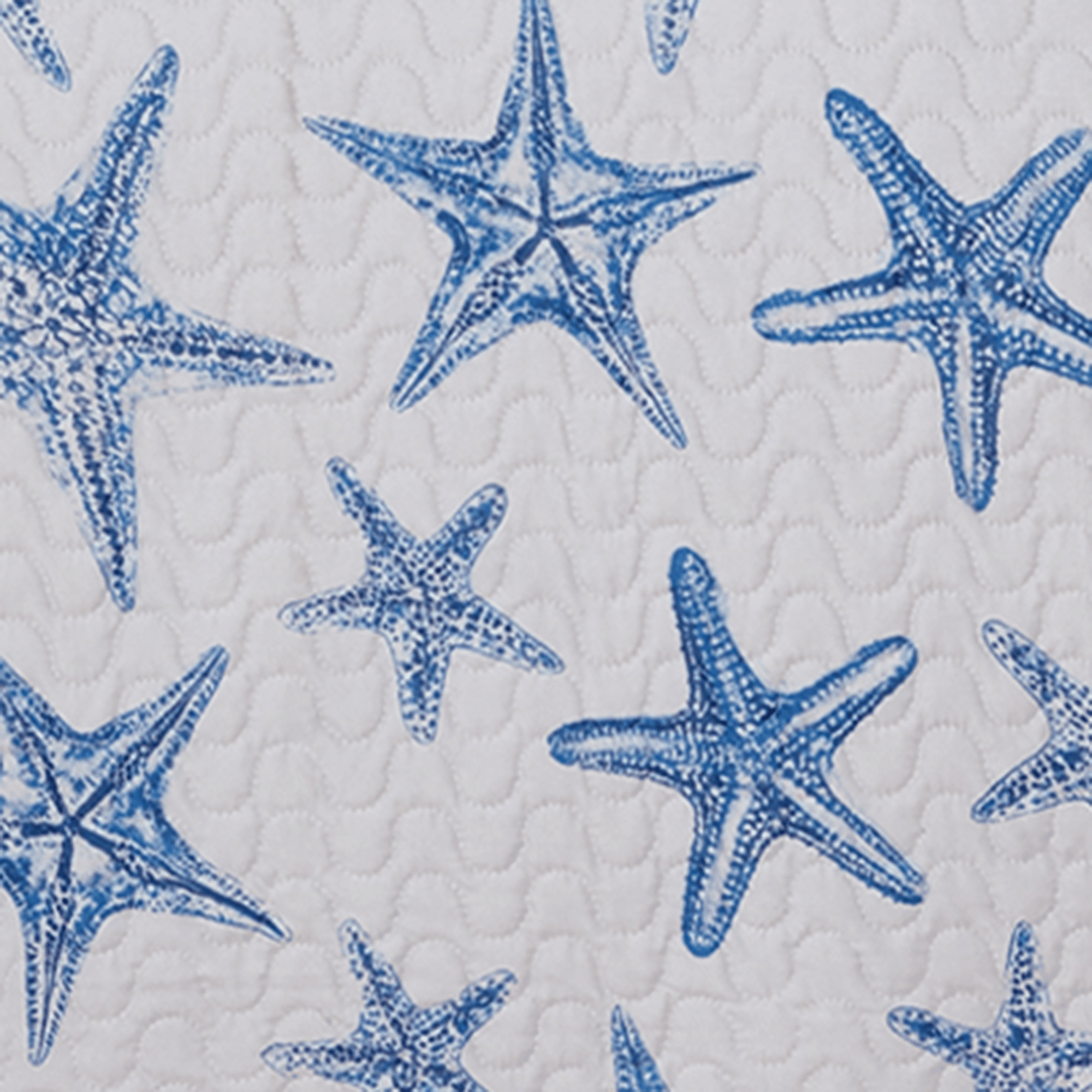 Blue Seashell Coastal Quilt Set - Trinidad Collection - Che Cose Belle