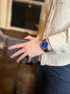 Blue Sunburst Watch - Che Cose Belle