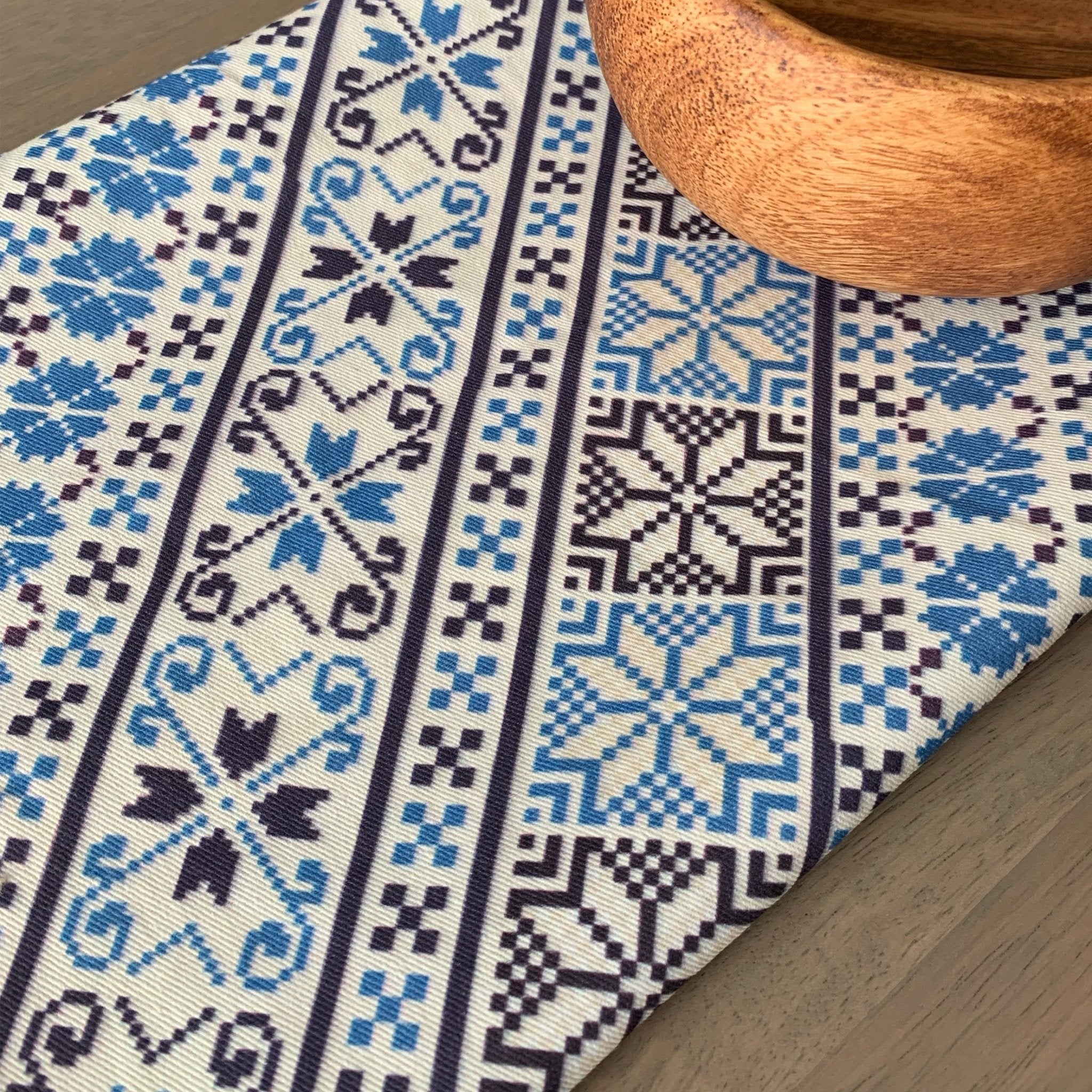Blue Tatreez Tea Towel - Che Cose Belle