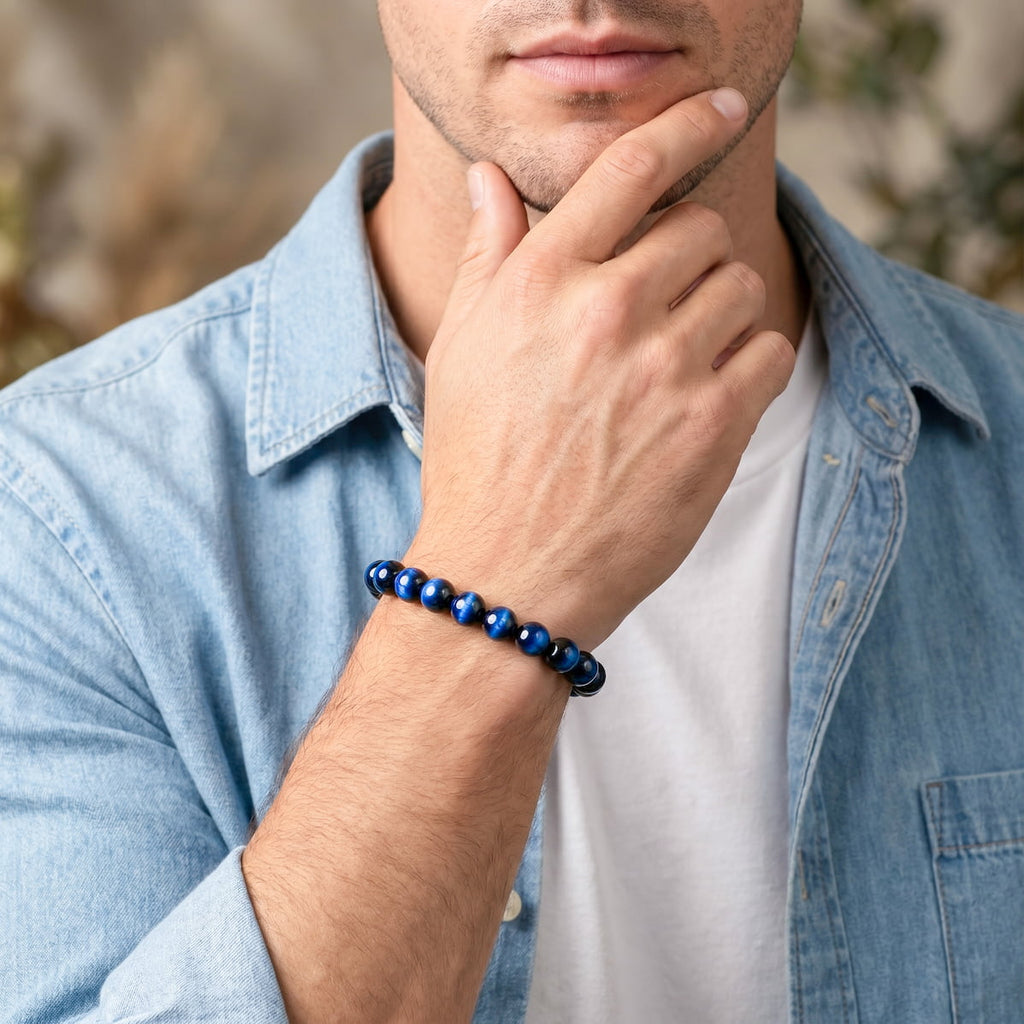 Blue Tiger’s Eye Bracelet - Che Cose Belle
