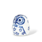 Blue & White Porcelain Owl Accent - Che Cose Belle