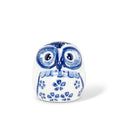 Blue & White Porcelain Owl Accent - Che Cose Belle