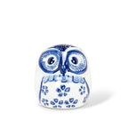 Blue & White Porcelain Owl Accent - Che Cose Belle