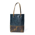 Blue Women's Leather Tote - Che Cose Belle