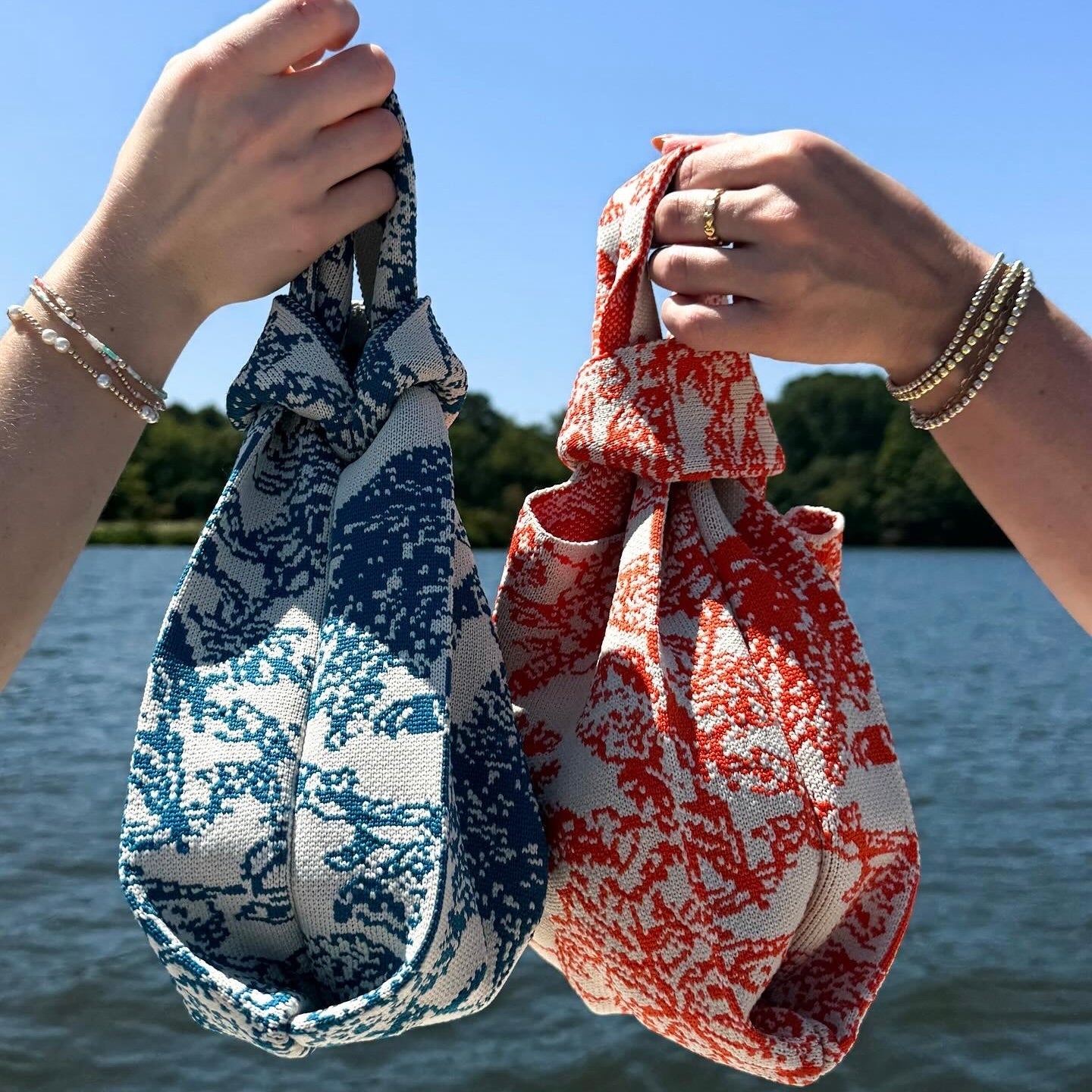 Palm Beach Orange Handbag