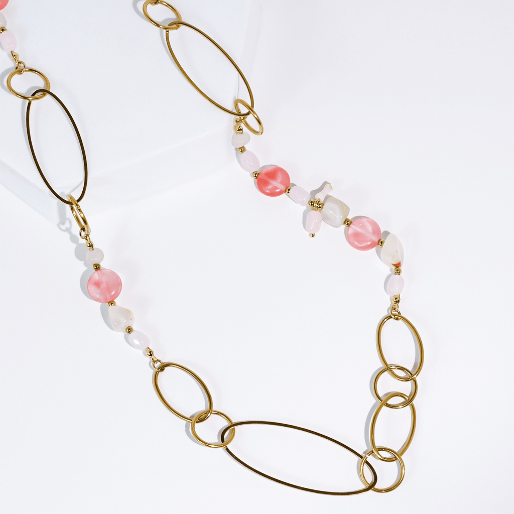 Blush Loops Necklace - Che Cose Belle