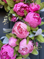 Blush Pink Peony Spring Wreath - Che Cose Belle