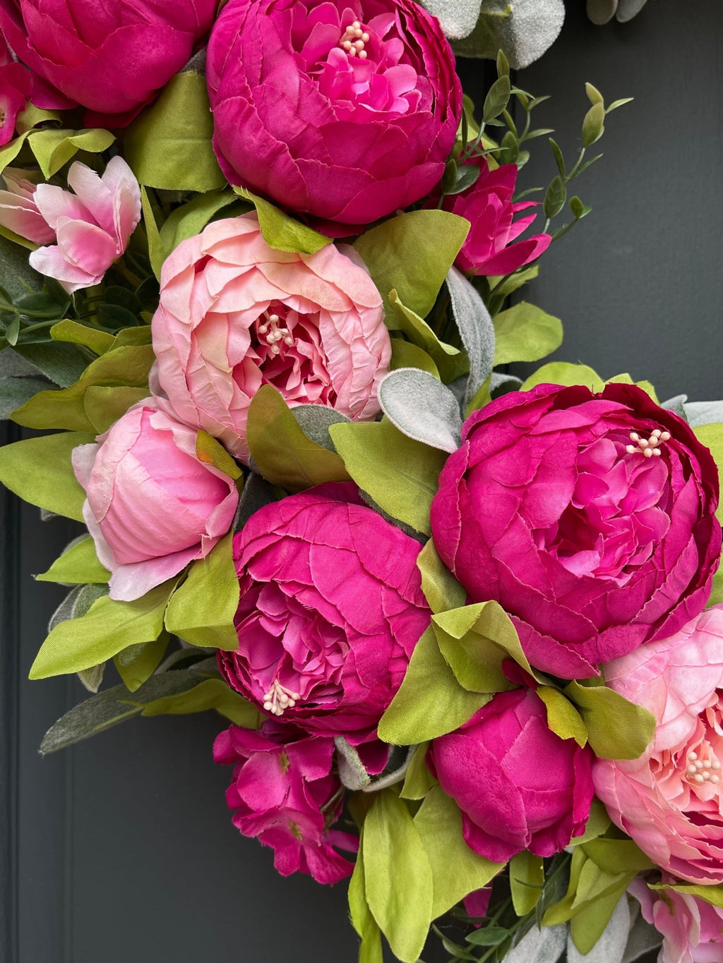 Blush Pink Peony Spring Wreath - Che Cose Belle