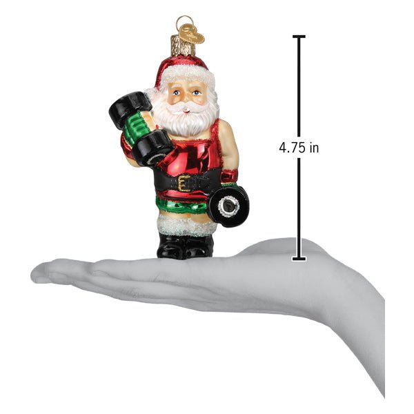 Bodybuilder Santa Ornament - Che Cose Belle