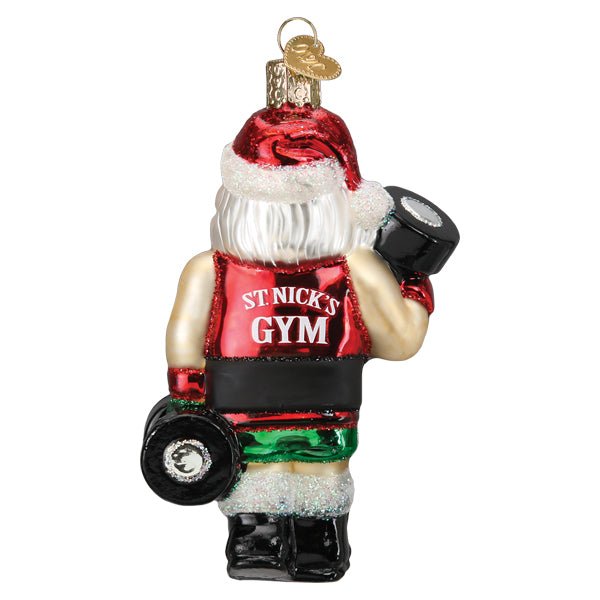 Bodybuilder Santa Ornament - Che Cose Belle