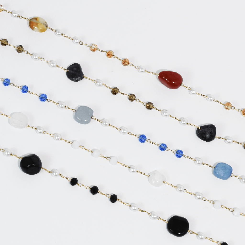 Boho Bliss Dainty Gemstone Necklace - Che Cose Belle
