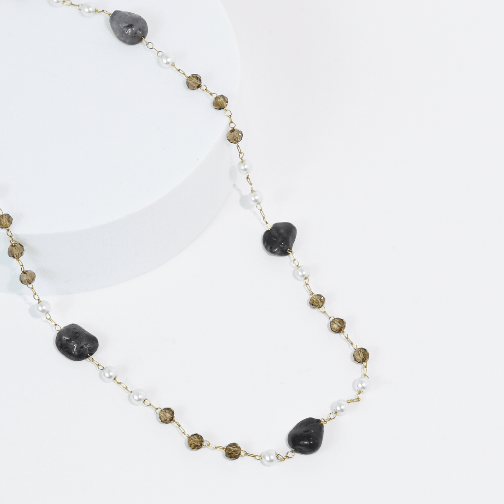 Boho Bliss Dainty Gemstone Necklace - Che Cose Belle