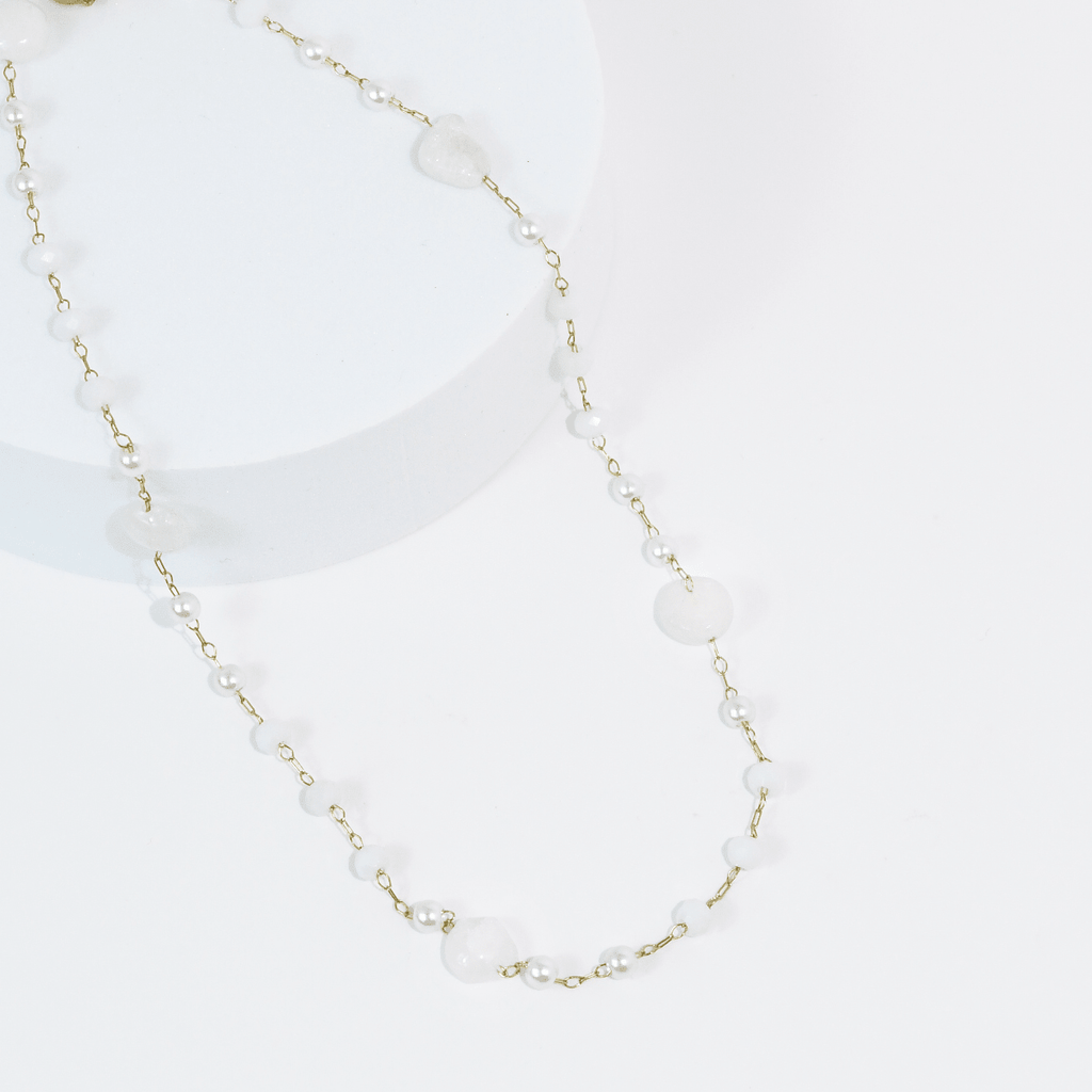 Boho Bliss Dainty Gemstone Necklace - Che Cose Belle