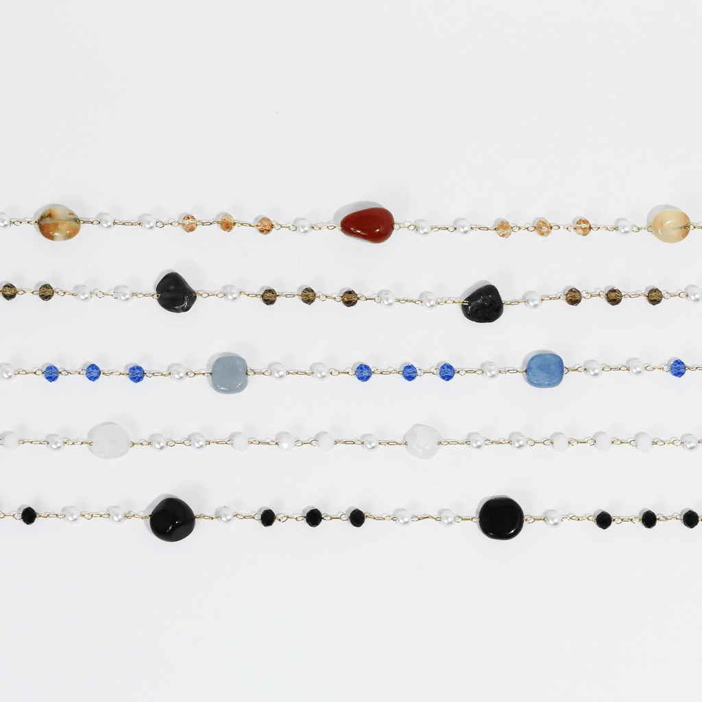 Boho Bliss Dainty Gemstone Necklace - Che Cose Belle