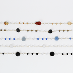 Boho Bliss Dainty Gemstone Necklace - Che Cose Belle