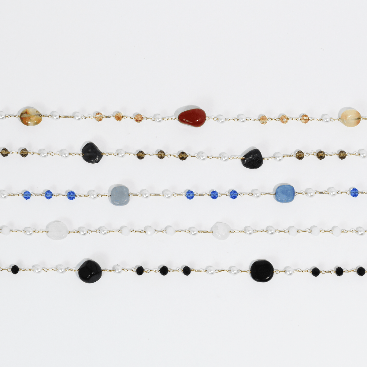 Boho Bliss Dainty Gemstone Necklace - Che Cose Belle