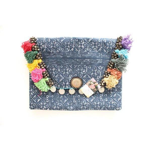 Boho-chic Batik Clutch Bag - Thailand - Che Cose Belle