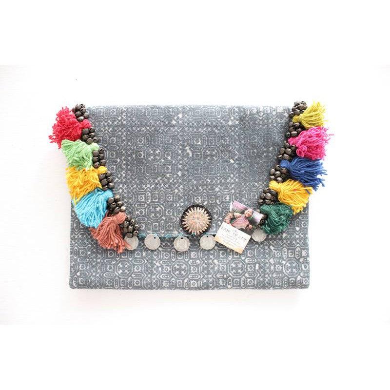Boho-chic Batik Clutch Bag - Thailand - Che Cose Belle