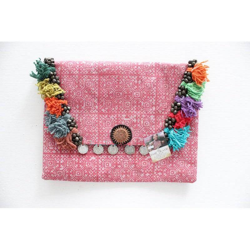 Boho-chic Batik Clutch Bag - Thailand - Che Cose Belle