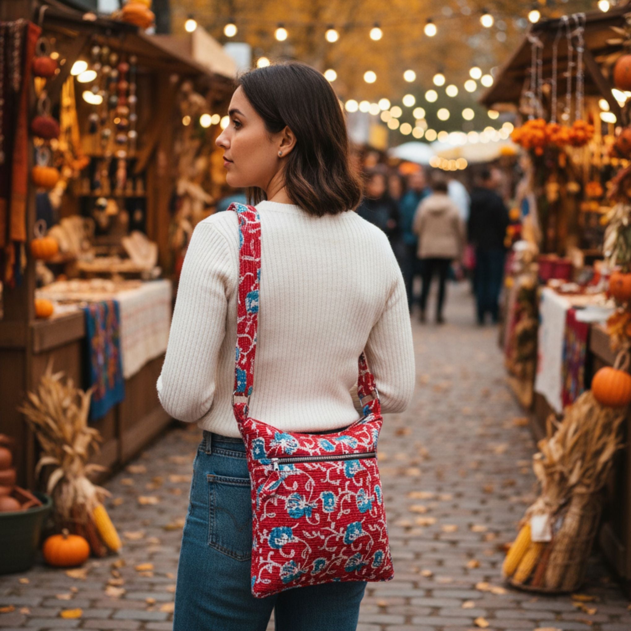 Boho Hippie Crossbody Bag - Che Cose Belle