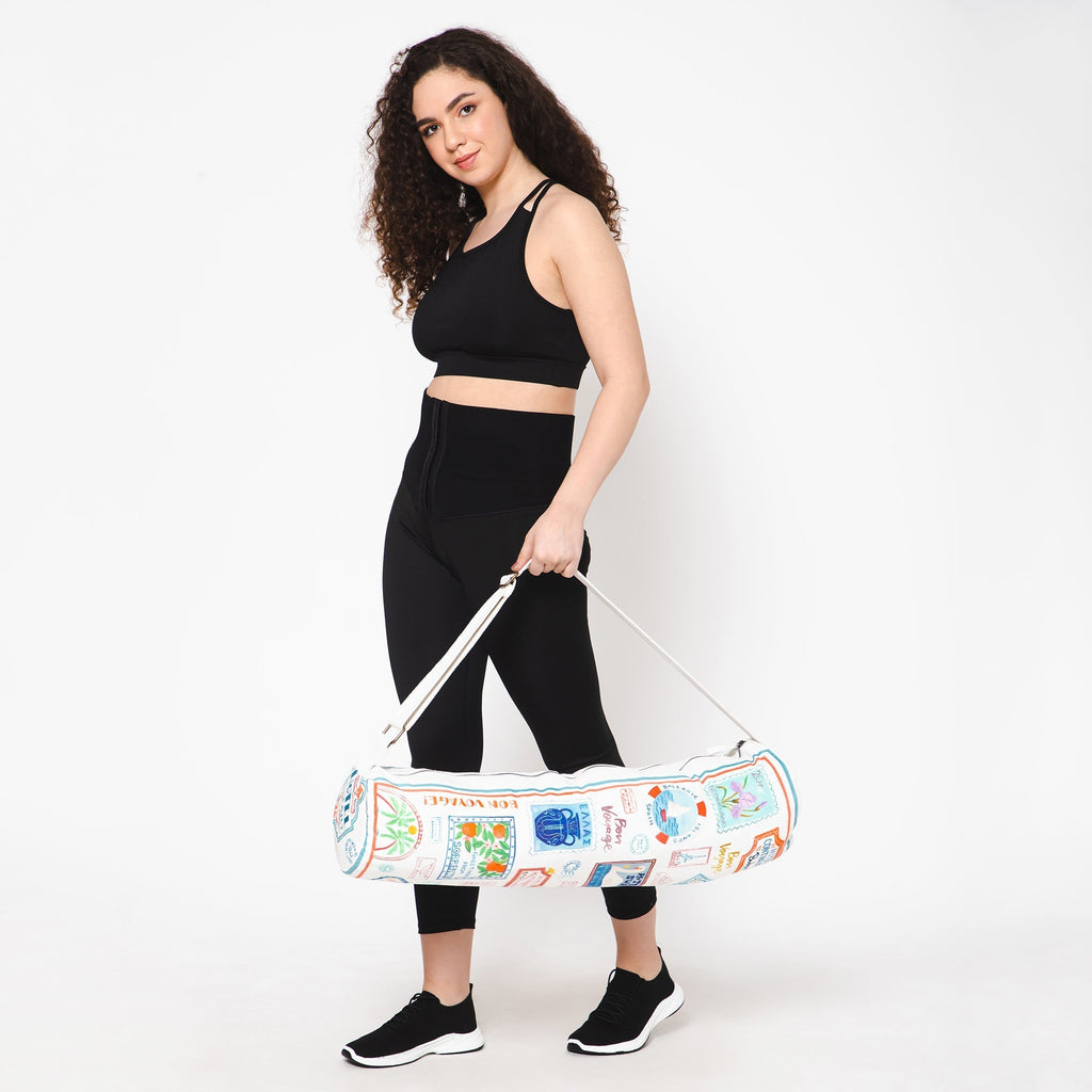 Bon Voyage Yoga Mat Bag - Che Cose Belle