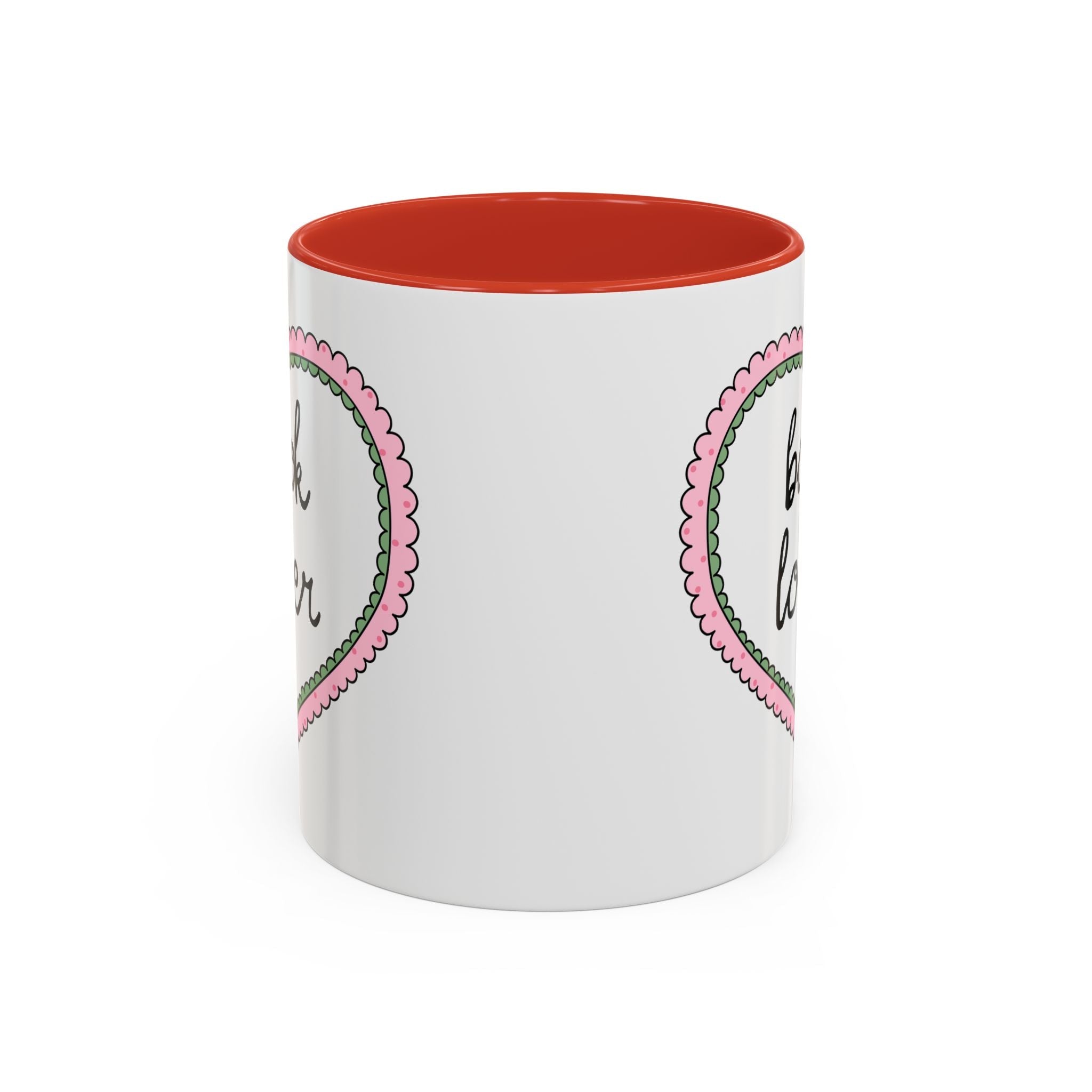 Book Lover Coffee Mug with Heart - Che Cose Belle