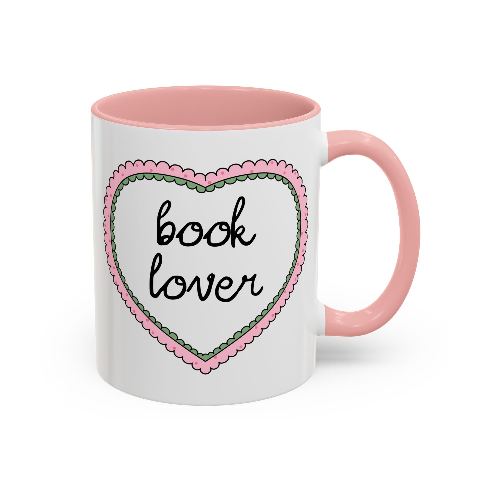 Book Lover Coffee Mug with Heart - Che Cose Belle