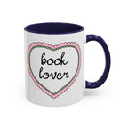Book Lover Coffee Mug with Heart - Che Cose Belle
