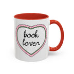 Book Lover Coffee Mug with Heart - Che Cose Belle