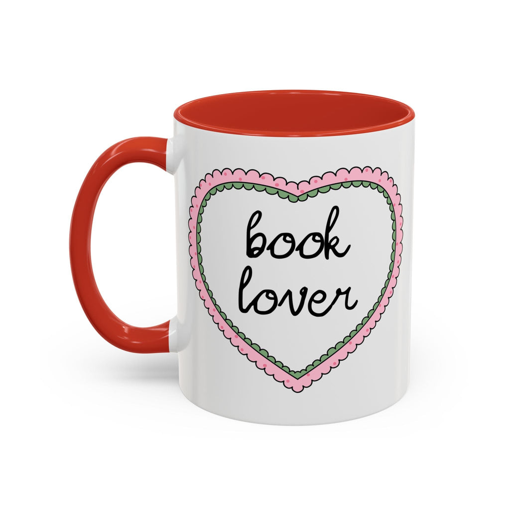 Book Lover Coffee Mug with Heart - Che Cose Belle
