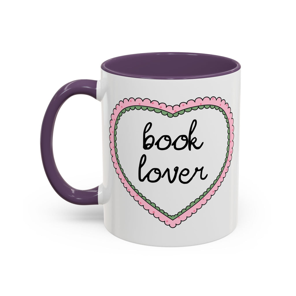 Book Lover Coffee Mug with Heart - Che Cose Belle